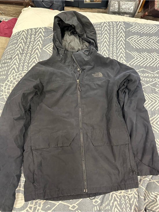 The North Face Other - The North Face Black Hooded Rain Jacket